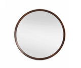 Modrest Selena - Modern Round Acacia Mirror