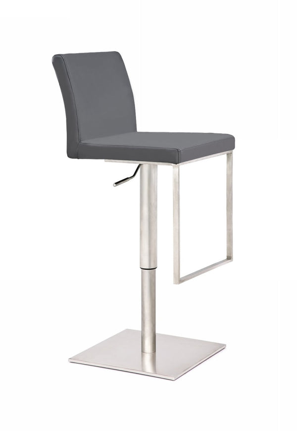 VIG Furniture Modrest Folsum - Modern Grey Bar Stool VGHR5040BG-1-GREY
