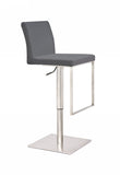 Modrest Folsum - Modern Grey Bar Stool