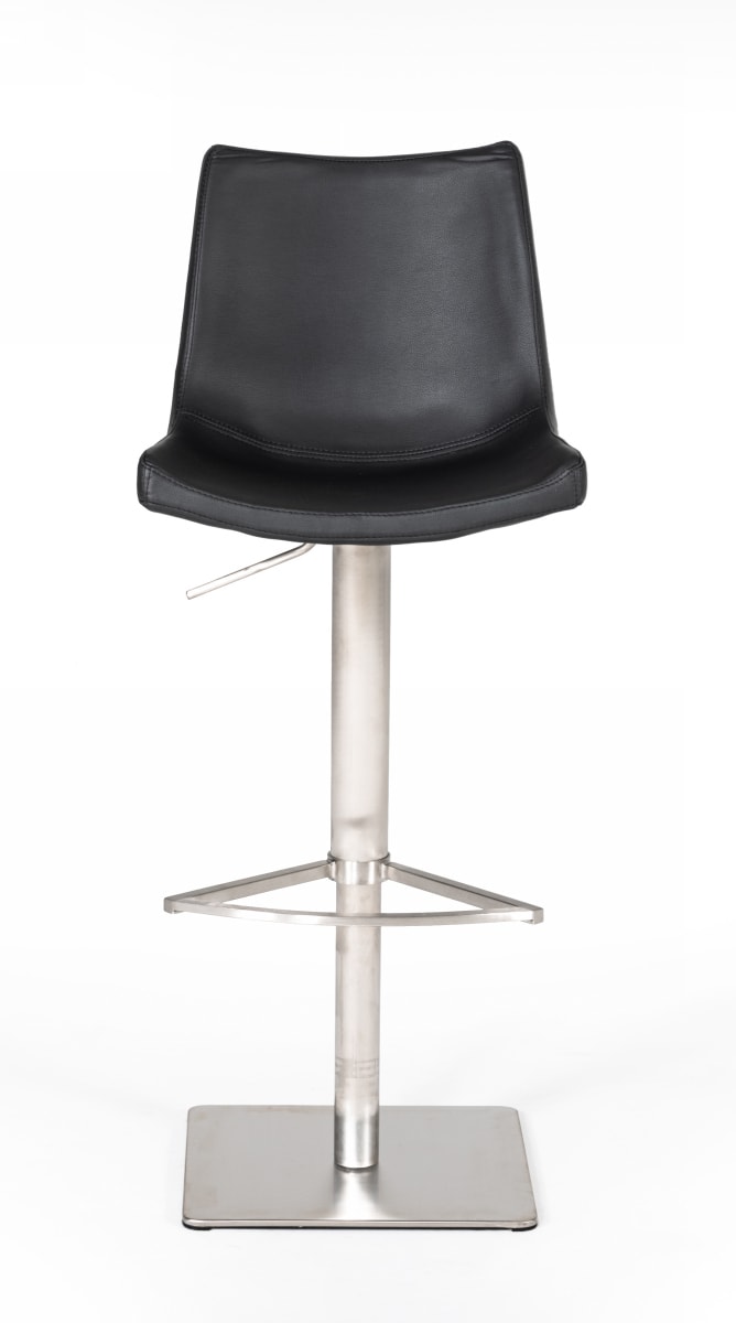 VIG Furniture Modrest Aaron - Modern Black Eco-Leather Bar Stool VGHR5357-GB