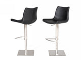 VIG Furniture Modrest Aaron - Modern Black Eco-Leather Bar Stool VGHR5357-GB