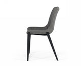 VIG Furniture Modrest Frasier - Modern Grey Eco-Leather Dining Chair (Set of 2 ) VGHR-3501