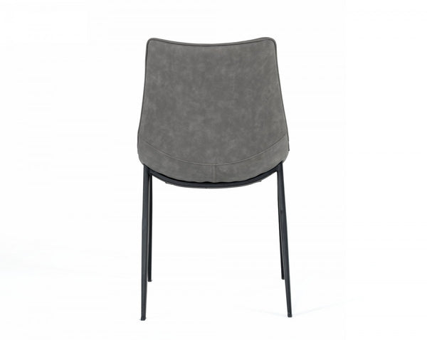 VIG Furniture Modrest Frasier - Modern Grey Eco-Leather Dining Chair (Set of 2 ) VGHR-3501 VGHR-3501