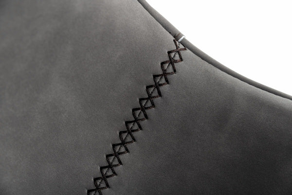 VIG Furniture Modrest Frasier - Modern Grey Eco-Leather Dining Chair (Set of 2 ) VGHR-3501