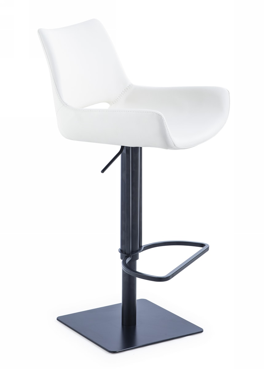 VIG Furniture Modrest Niles - Modern White Bar Stool  VGHR5364GB