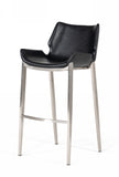 VIG Furniture Modrest Dave - Modern Black Eco-Leather Bar Stool (Set of 2) VGHR5368-B