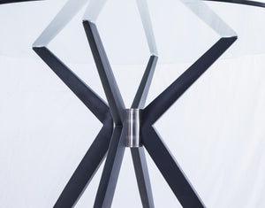 VIG Furniture Modrest Dallas - Modern Black Dining Table  VGHR7038-BLK