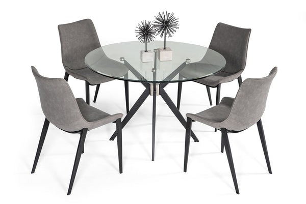 VIG Furniture Modrest Dallas - Modern Black Dining Table  VGHR7038-BLK