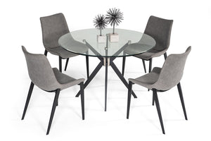 VIG Furniture Modrest Dallas - Modern Black Dining Table  VGHR7038-BLK