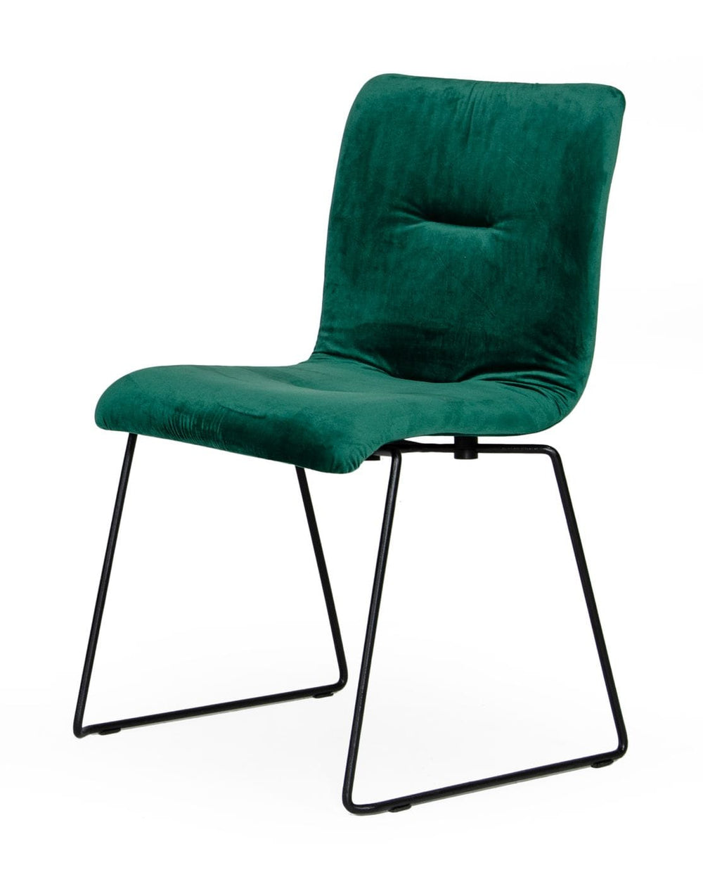 VIG Furniture Modrest Yannis - Modern Green Fabric Dining Chair (Set of 2) VGMAMI-913-GRN