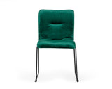 VIG Furniture Modrest Yannis - Modern Green Fabric Dining Chair (Set of 2) VGMAMI-913-GRN