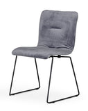 VIG Furniture Modrest Yannis - Modern Grey Fabric Dining Chair (Set of 2) VGMAMI-913-GRAY