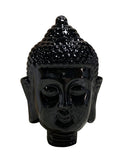 Modrest Modern Black Buddha Head Sculpture