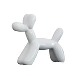 VIG Furniture Modrest Modern White Balloon Dog Sculpture VGTHSZ-0766-WHT