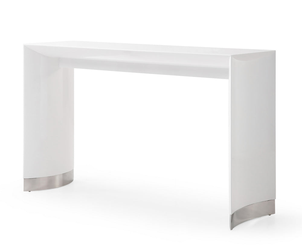 VIG Furniture Modrest Corbett - Contemporary White Bar Table VGVCBT1920