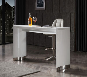 VIG Furniture Modrest Corbett - Contemporary White Bar Table VGVCBT1920