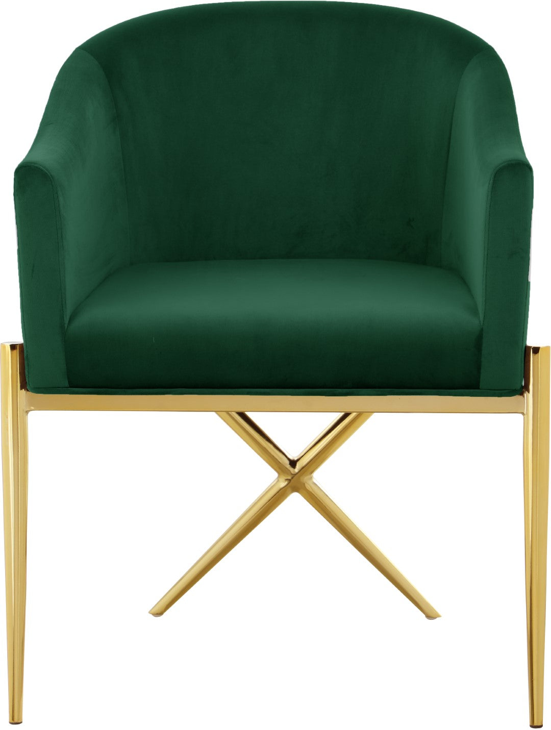 Xavier Velvet Dining Chair - Thumbnail 2