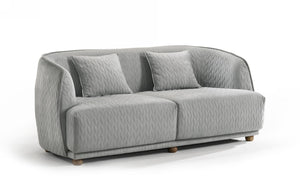 VIG Furniture Modrest Clem - Modern Grey Loveseat VGMAMIS-1-LOVE