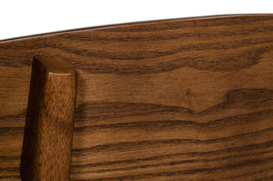 VIG Furniture Modrest Prospect - Modern Grey Fabric & Walnut Dining Chair (Set of 2) VGMAMI-446