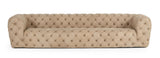 VIG Furniture Coronelli Collezioni Ellington - Italian Beige Nubuck Leather 4-Seater Sofa VGCCRIALTO4