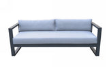 VIG Furniture Renava Weber - Modern Outdoor Grey & Black Sofa Set VGGE-AEGEAN