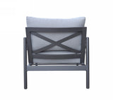 VIG Furniture Renava Kiowa - Modern Outdoor Grey & Black Sofa Set VGGE-BRIZE