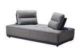 VIG Furniture Divani Casa Glendale - Modern Blue + Grey Fabric Modular Sectional Sofa VGMB-1907