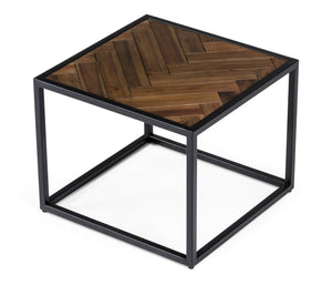 VIG Furniture Modrest Pasada - Industrial Brown Acacia End Table  VGWH183720101