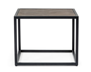 VIG Furniture Modrest Pasada - Industrial Brown Acacia End Table  VGWH183720101