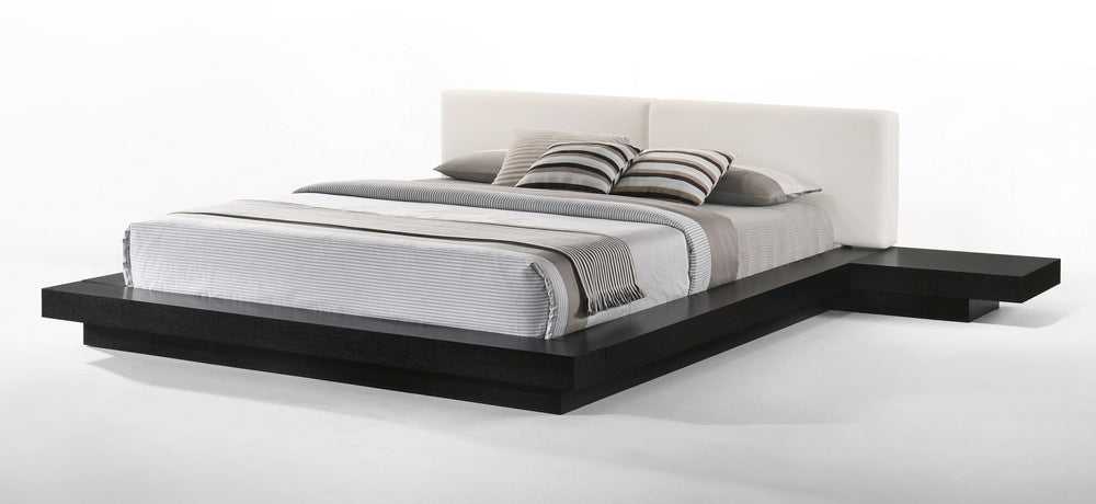 VIG Furniture Modrest Tokyo - Queen Contemporary Black and White Platform Bed VGMABR-90-BLK-WHT-Q