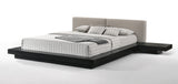 VIG Furniture Modrest Tokyo - Contemporary Black and Grey Platform Bed  VGMABR-90-BLK-GRAY