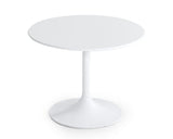 VIG Furniture Modrest Karen - Mid-Century White Round Dining Table VGEUMCH-7033DT