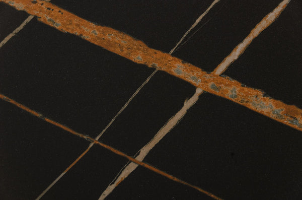 VIG Furniture Modrest Maggie - Modern Walnut and Black Ceramic Top Dining Table VGDWJ3555-1