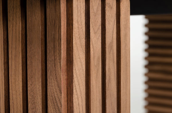 VIG Furniture Modrest Maggie - Modern Walnut and Black Ceramic Top Dining Table VGDWJ3555-1