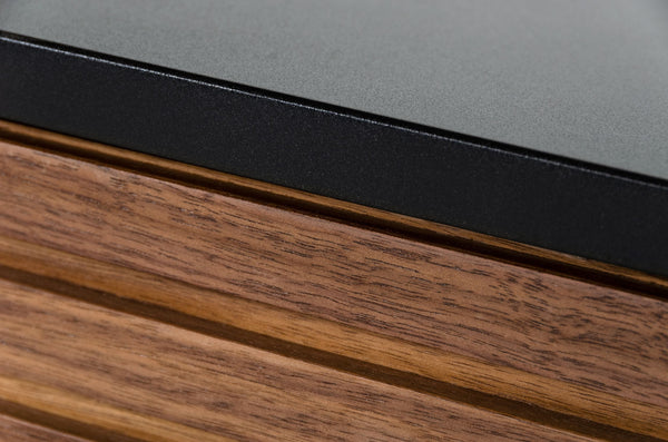 VIG Furniture Modrest Maggie - Modern Walnut and Grey TV Stand VGDWJ9715