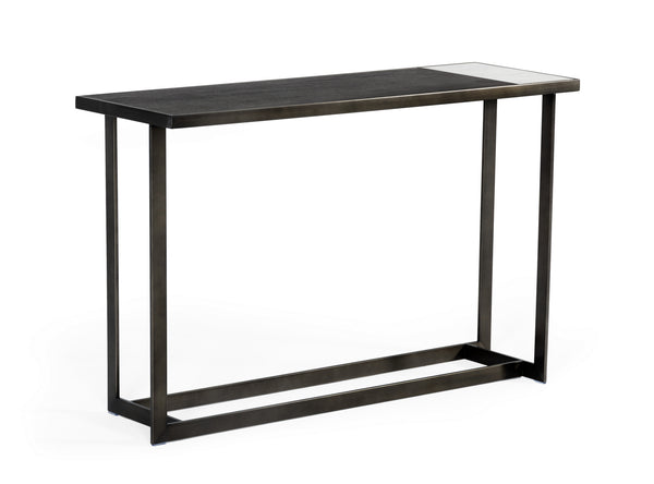 VIG Furniture Modrest Fargo - Modern Ceramic & Grey Walnut Console Table VGHB320D
