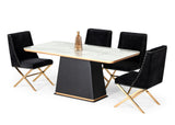 VIG Furniture Modrest Peak - Modern Black Oak Dining Table  VGHB350T