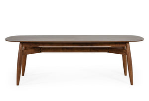VIG Furniture Modrest Ackley - Modern Walnut Rectangular Dining Table VGMAMIT-8117