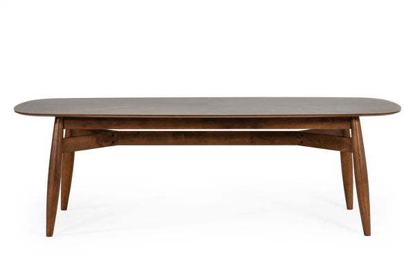 VIG Furniture Modrest Ackley - Modern Walnut Rectangular Dining Table VGMAMIT-8117