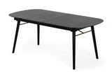 VIG Furniture Modrest Addax - Modern Black Extendable Dining Table VGMAMIT-8109