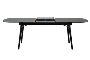 VIG Furniture Modrest Addax - Modern Black Extendable Dining Table VGMAMIT-8109