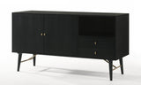 VIG Furniture Modrest Addax - Modern Black Ash Buffet VGMABH-651-BUFF