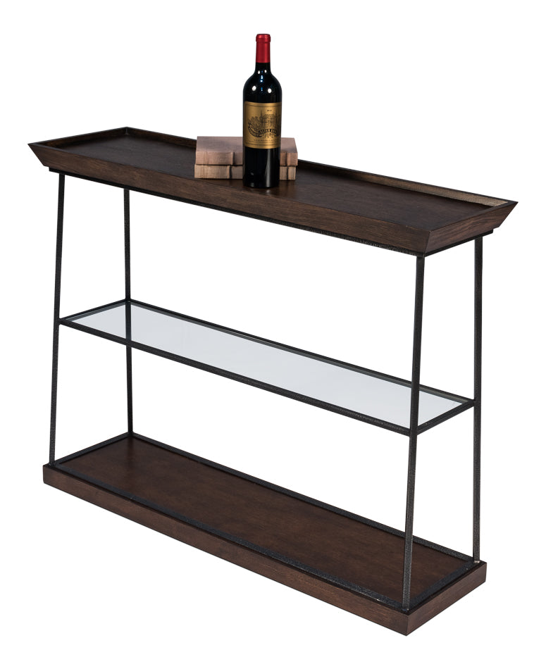 Hunt Country Small Console - Burnt Brown