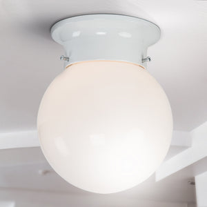 Yosemite Home Decor Flushmount Series 5-Inch Incandescent 77-947WH-YHD