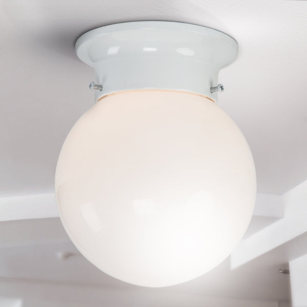 Yosemite Home Decor Flushmount Series 5-Inch Incandescent 77-947WH-YHD