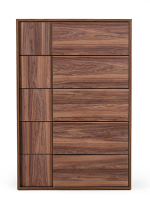 VIG Furniture Nova Domus Asus - Italian Modern Walnut Chest VGACASUS-CHEST-WAL