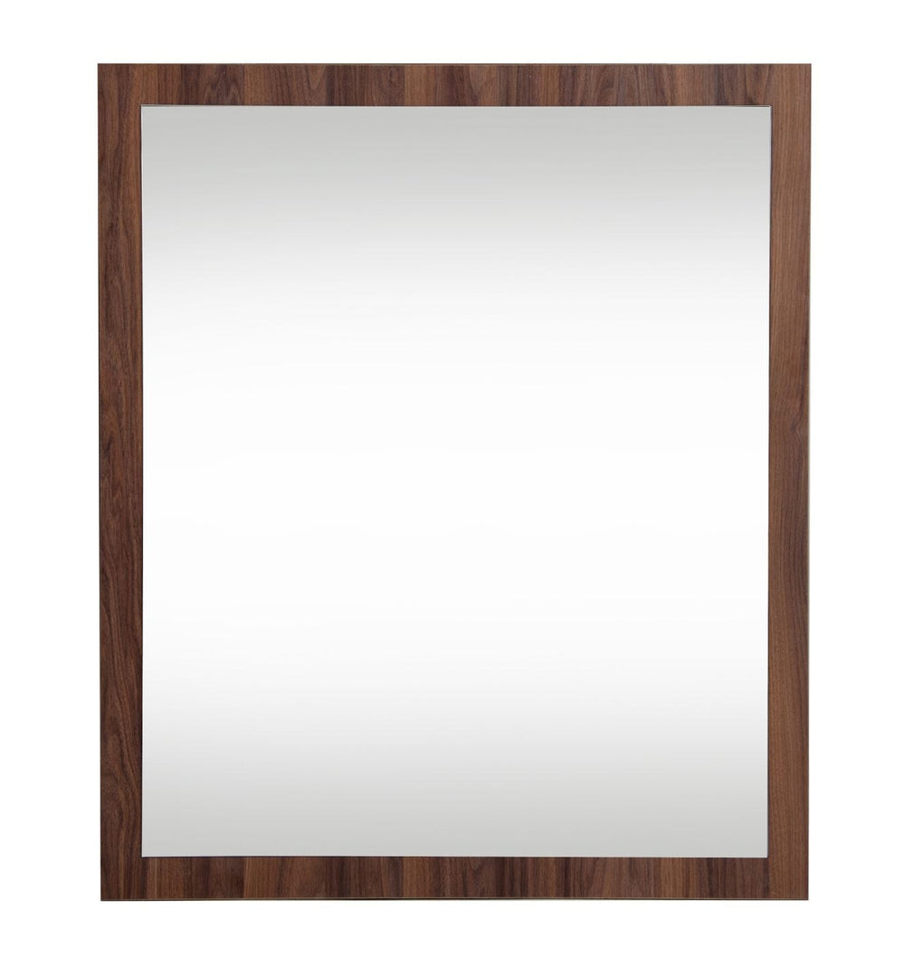 VIG Furniture Nova Domus Asus - Italian Modern Walnut Mirror VGACASUS-MIR-WAL