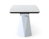 VIG Furniture Modrest Encanto - Modern White Ceramic Dining Table VGNS8762-DT