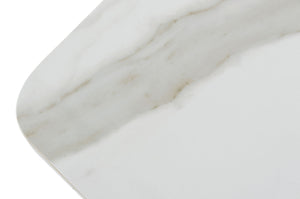 VIG Furniture Modrest Encanto - Modern White Ceramic Dining Table VGNS8762-DT