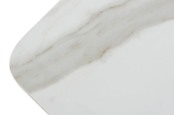 VIG Furniture Modrest Encanto - Modern White Ceramic Dining Table VGNS8762-DT